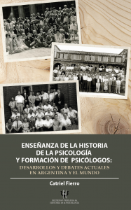 2016 Enseñanza historia psico Argentina - Portada